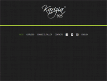 Tablet Screenshot of karizia925.com